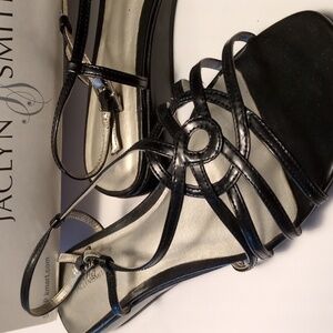 Jaclyn Smith Elegant Black Sandals
